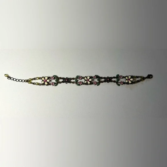 Vintage Nina Ricci Flower Bracelet - Picture 5 of 11